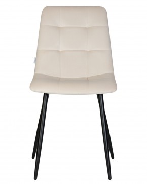 Стул обеденный DOBRIN CHILLY, Кремовый Holland 05, основание черное в Камышлове - kamyshlov.ok-mebel.com | фото 7