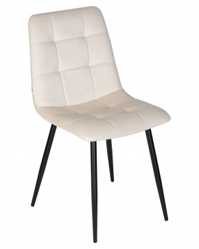 Стул обеденный DOBRIN CHILLY, Кремовый Holland 05, основание черное в Камышлове - kamyshlov.ok-mebel.com | фото 8
