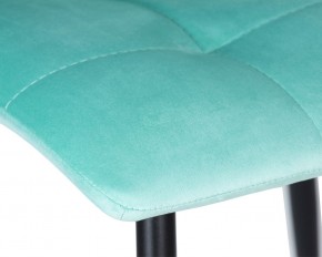 Стул обеденный DOBRIN CHILLY, Мятный Holland 50, основание черное в Камышлове - kamyshlov.ok-mebel.com | фото 8