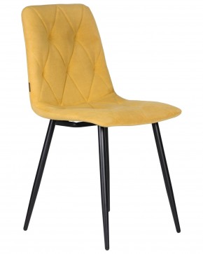 Стул обеденный DOBRIN CHILLY ROMBO, Горчичный Simple 15, основание черное в Камышлове - kamyshlov.ok-mebel.com | фото 2