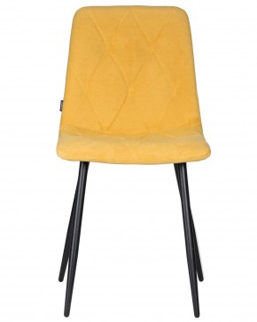 Стул обеденный DOBRIN CHILLY ROMBO, Горчичный Simple 15, основание черное в Камышлове - kamyshlov.ok-mebel.com | фото 6