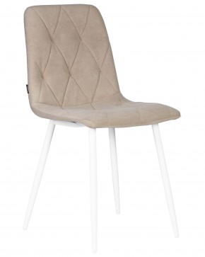 Стул обеденный DOBRIN CHILLY ROMBO, Капучино Simple 05, основание белый в Камышлове - kamyshlov.ok-mebel.com | фото