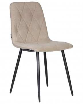 Стул обеденный DOBRIN CHILLY ROMBO, Капучино Simple 05, основание черное в Камышлове - kamyshlov.ok-mebel.com | фото