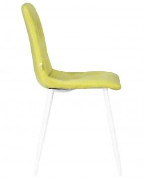 Стул обеденный DOBRIN CHILLY ROMBO, Лайм Simple 14, основание белый в Камышлове - kamyshlov.ok-mebel.com | фото 3