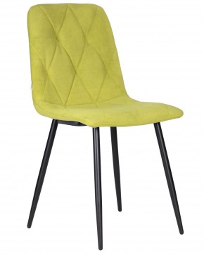 Стул обеденный DOBRIN CHILLY ROMBO, Лайм Simple 14, основание черное в Камышлове - kamyshlov.ok-mebel.com | фото