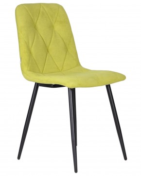 Стул обеденный DOBRIN CHILLY ROMBO, Лайм Simple 14, основание черное в Камышлове - kamyshlov.ok-mebel.com | фото 2
