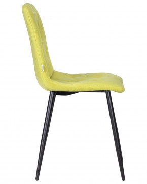 Стул обеденный DOBRIN CHILLY ROMBO, Лайм Simple 14, основание черное в Камышлове - kamyshlov.ok-mebel.com | фото 3