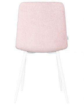 Стул обеденный DOBRIN CHILLY ROMBO, Розовый Simple 03, основание белый в Камышлове - kamyshlov.ok-mebel.com | фото 5