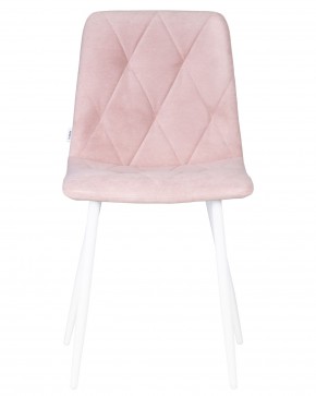 Стул обеденный DOBRIN CHILLY ROMBO, Розовый Simple 03, основание белый в Камышлове - kamyshlov.ok-mebel.com | фото 6