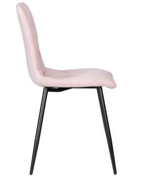 Стул обеденный DOBRIN CHILLY ROMBO, Розовый Simple 03, основание черное в Камышлове - kamyshlov.ok-mebel.com | фото 3
