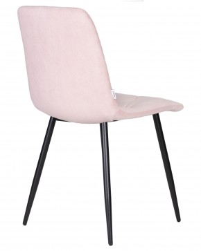 Стул обеденный DOBRIN CHILLY ROMBO, Розовый Simple 03, основание черное в Камышлове - kamyshlov.ok-mebel.com | фото 4