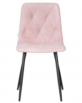 Стул обеденный DOBRIN CHILLY ROMBO, Розовый Simple 03, основание черное в Камышлове - kamyshlov.ok-mebel.com | фото 6