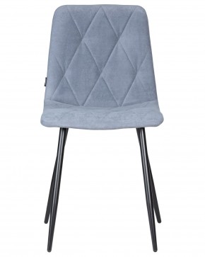 Стул обеденный DOBRIN CHILLY ROMBO, Серо-голубой Simple 26, основание черное в Камышлове - kamyshlov.ok-mebel.com | фото 6