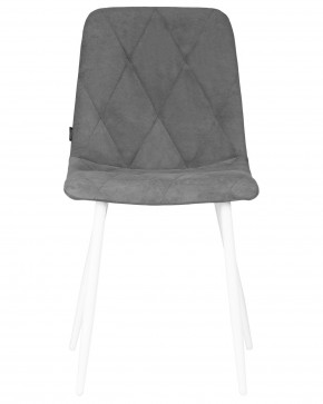 Стул обеденный DOBRIN CHILLY ROMBO, Серый Simple 33, основание белый в Камышлове - kamyshlov.ok-mebel.com | фото 6
