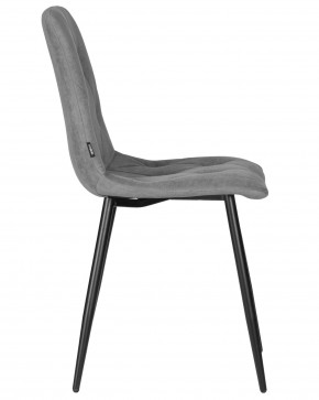 Стул обеденный DOBRIN CHILLY ROMBO, Серый Simple 33, основание черное в Камышлове - kamyshlov.ok-mebel.com | фото 3