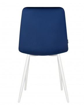 Стул обеденный DOBRIN CHILLY, Темно-синий Holland 60, основание белое в Камышлове - kamyshlov.ok-mebel.com | фото 5