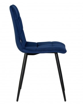 Стул обеденный DOBRIN CHILLY, Темно-синий Holland 60, основание черное в Камышлове - kamyshlov.ok-mebel.com | фото 3