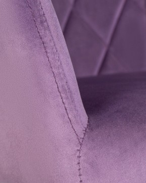 Стул обеденный DOBRIN ROBERT, черные матовые ножки, велюр V108-45 Темно-фиолетовый в Камышлове - kamyshlov.ok-mebel.com | фото 7