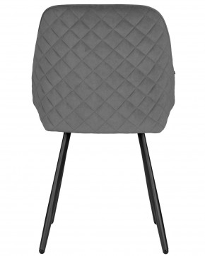 Стул обеденный DOBRIN STELLA, ЭМАЛЬ ЧЕРНЫЙ МУАР велюр Catania Stone в Камышлове - kamyshlov.ok-mebel.com | фото 5