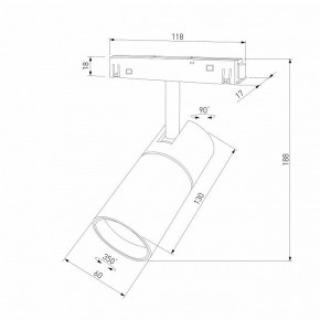 Светильник на штанге Elektrostandard Slim Magnetic a069471 в Камышлове - kamyshlov.ok-mebel.com | фото 4