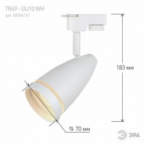 Светильник на штанге Эра  TR49 - GU10 WH в Камышлове - kamyshlov.ok-mebel.com | фото 4