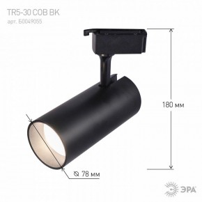 Светильник на штанге Эра  TR5-30 COB BK в Камышлове - kamyshlov.ok-mebel.com | фото 5