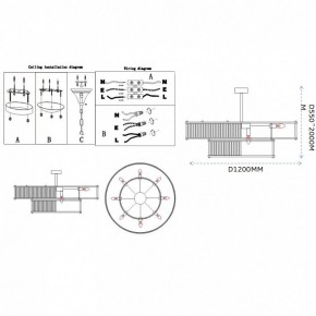 Светильник на штанге Imperiumloft RH Marais Round Chandelier 40,2668 в Камышлове - kamyshlov.ok-mebel.com | фото 11