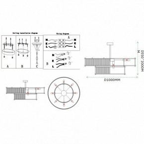 Светильник на штанге Imperiumloft RH Marais Round Chandelier 40,2668 в Камышлове - kamyshlov.ok-mebel.com | фото 11