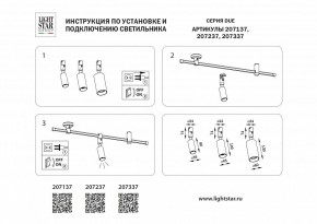 Светильник на штанге Lightstar DUE 207137 в Камышлове - kamyshlov.ok-mebel.com | фото 4