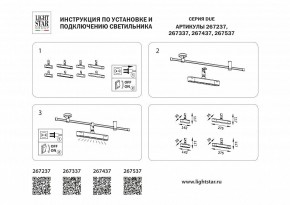 Светильник на штанге Lightstar DUE 267337 в Камышлове - kamyshlov.ok-mebel.com | фото 4