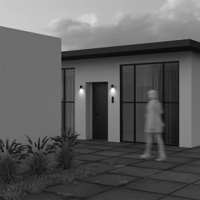 Светильник на штанге Maytoni Clyde O493WL-01B в Камышлове - kamyshlov.ok-mebel.com | фото 4