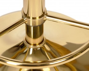 Табурет барный DOBRIN BRUNO GOLD, черный велюр (MJ9-101) в Камышлове - kamyshlov.ok-mebel.com | фото 2
