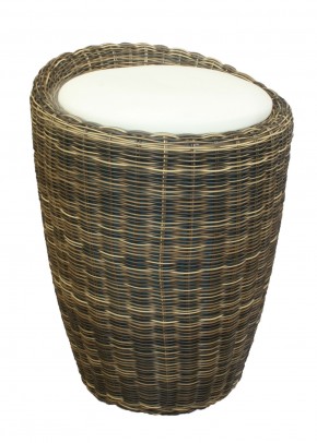 Табурет с местом для хранения LM-1100Rattan, кремовый в Камышлове - kamyshlov.ok-mebel.com | фото