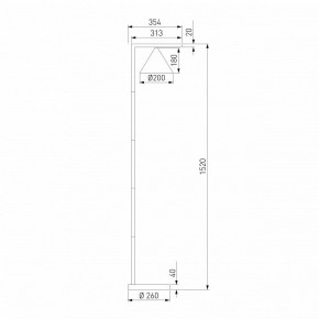 Торшер Elektrostandard Bevel a068473 в Камышлове - kamyshlov.ok-mebel.com | фото 2