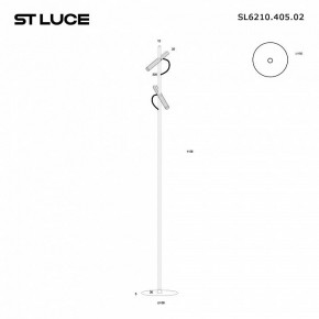 Торшер ST-Luce LILT SL6210.405.02 в Камышлове - kamyshlov.ok-mebel.com | фото 2