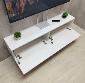 Тумба подвесная под ТВ LINES MTV1-MA 750 Белый глянец (Белый-M 10.1.1) в Камышлове - kamyshlov.ok-mebel.com | фото 11