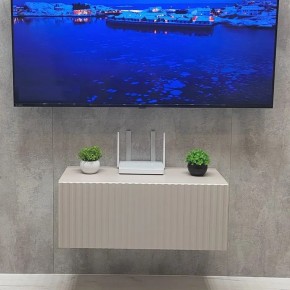 Тумба подвесная под ТВ LINES MTV1-MA 750 Бежевый (Леда-М 10.1.5) в Камышлове - kamyshlov.ok-mebel.com | фото 5