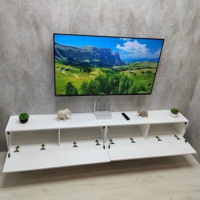 Тумба подвесная под ТВ LINES MTV4-MA 1150 Белый матовый (Белый-M 10.1.2) в Камышлове - kamyshlov.ok-mebel.com | фото 11