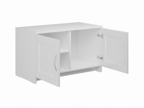 Тумба СИРИУС двухдверная низкая, цвет белый в Камышлове - kamyshlov.ok-mebel.com | фото 2