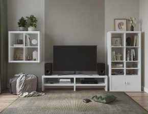 ТВ-тумба Энкель ТВ16, тамбурат, цвет белый в Камышлове - kamyshlov.ok-mebel.com | фото 4