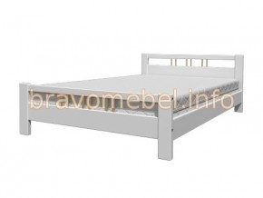 ВЕРОНИКА-3 Кровать из массива 1200 (Белый античный) в Камышлове - kamyshlov.ok-mebel.com | фото