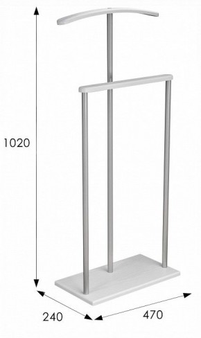 Вешалка для костюма Дэви 1 в Камышлове - kamyshlov.ok-mebel.com | фото 6
