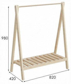 Вешалка гардеробная Стойка низкая в Камышлове - kamyshlov.ok-mebel.com | фото 11