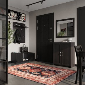 Вешалка СИРИУС настенная с полкой, цвет Дуб Венге в Камышлове - kamyshlov.ok-mebel.com | фото 4