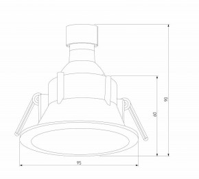 Встраиваемый светильник Elektrostandard Side 25059/01 в Камышлове - kamyshlov.ok-mebel.com | фото 6