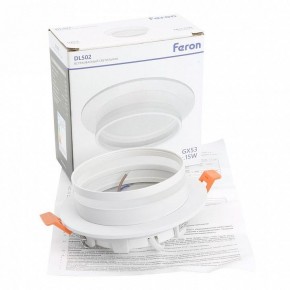 Встраиваемый светильник Feron DL502 51089 в Камышлове - kamyshlov.ok-mebel.com | фото 9