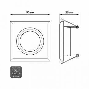 Встраиваемый светильник Gauss Backlight BL075 в Камышлове - kamyshlov.ok-mebel.com | фото 4