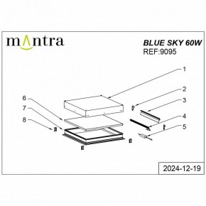 Встраиваемый светильник Mantra Blue Sky 9095 в Камышлове - kamyshlov.ok-mebel.com | фото 5