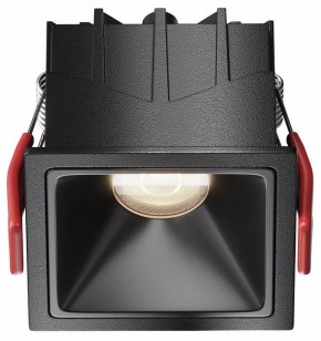 Встраиваемый светильник Maytoni Alfa LED DL043-01-10W4K-SQ-B-1 в Камышлове - kamyshlov.ok-mebel.com | фото