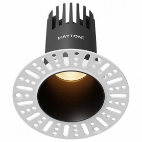 Встраиваемый светильник Maytoni Dip DL120-10W-2.7K-TRS-B в Камышлове - kamyshlov.ok-mebel.com | фото